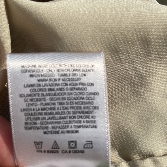 Jessica Simpson Tropical Flowing Top Green/Cream size LG - Picture 7 of 11